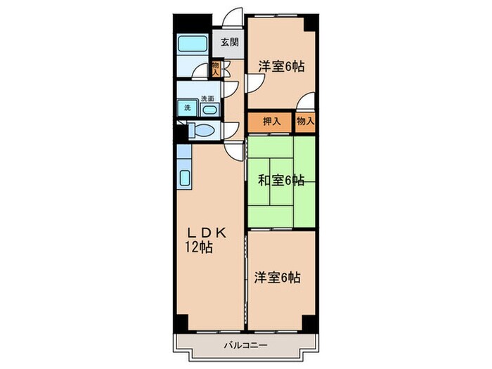 第２高杉マンションの物件間取画像