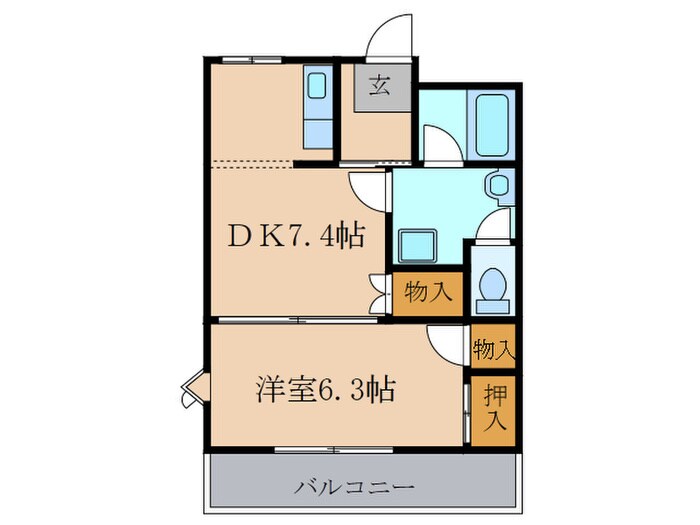 物件間取画像