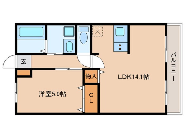 ラビアン・ローゼの物件間取画像