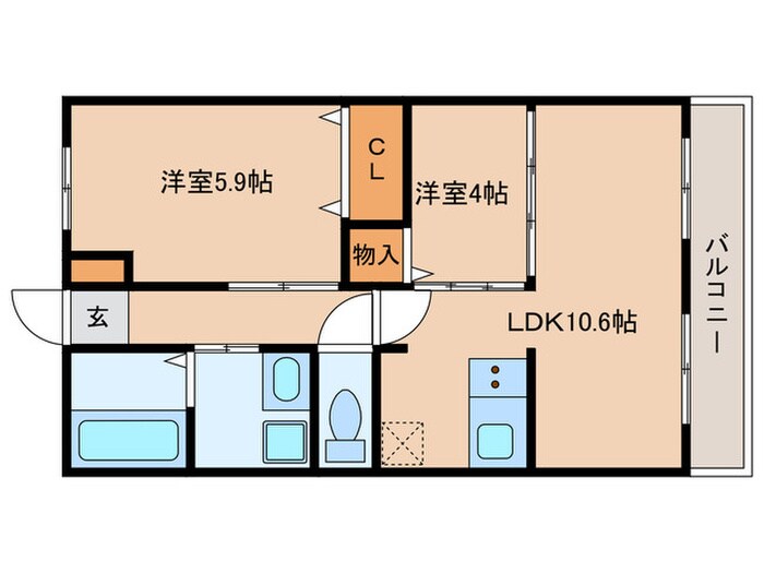 ラビアン・ローゼの物件間取画像