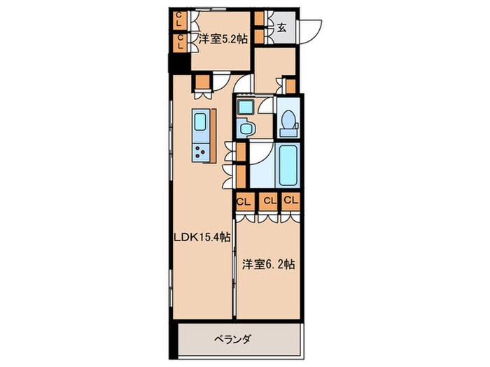 センチュリースクエア千種の物件間取画像