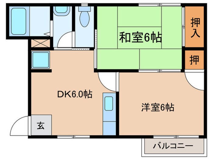 清須ハイムの物件間取画像