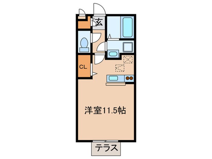 エクセレント若宮A棟の物件間取画像