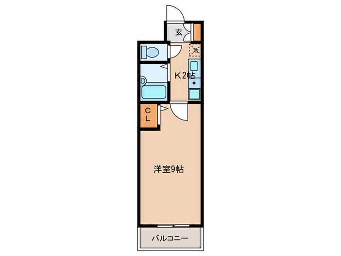 ウィング志賀本通の物件間取画像