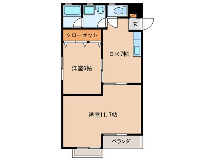 第一丹羽マンションの物件間取画像