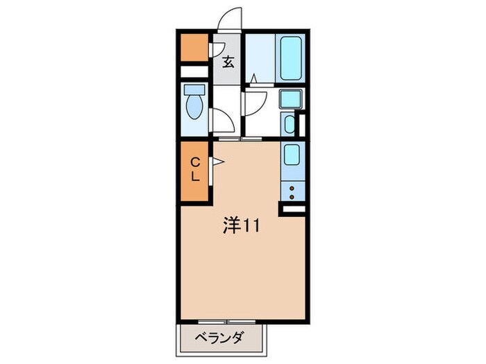 リバーサイドKDの物件間取画像