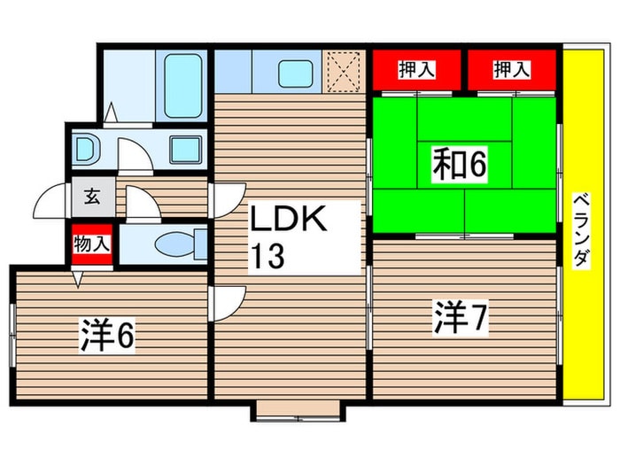 ハイム御器所の物件間取画像