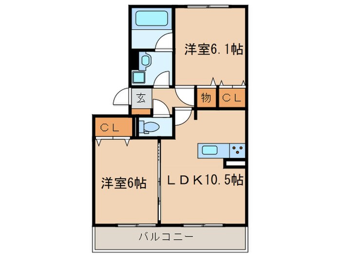 アリエッタの物件間取画像