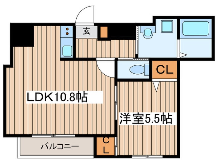 カルムセゾンの物件間取画像