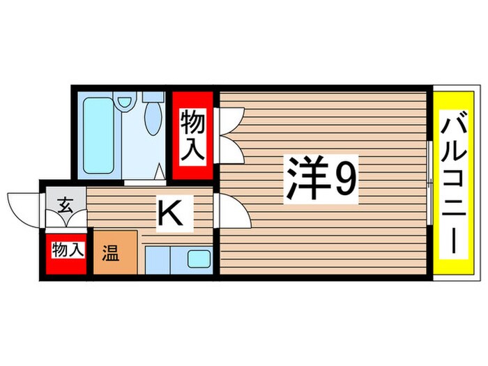シャトー大根の物件間取画像