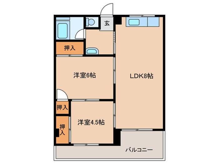 アートスクエアの物件間取画像