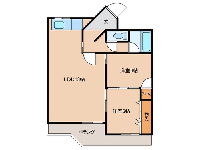 アートスクエアの物件間取画像