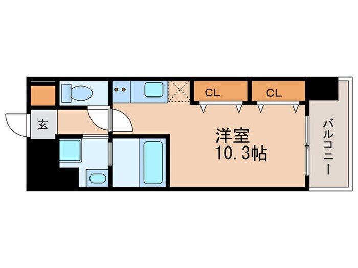 ＬＩＢＥＲＴＡ　ＣＡＲＩＮＯの物件間取画像
