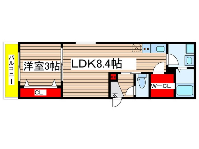 ジーメゾン名古屋豊田の物件間取画像