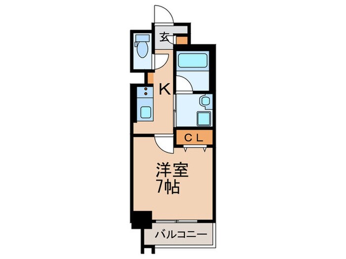 グランツェ名駅太閤通の物件間取画像