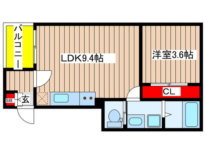 ハーモニーテラス白水町の物件間取画像