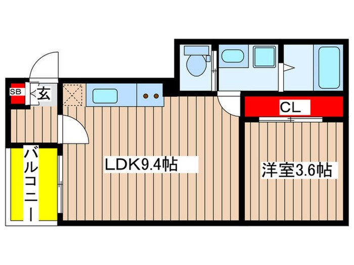 ハーモニーテラス白水町の物件間取画像