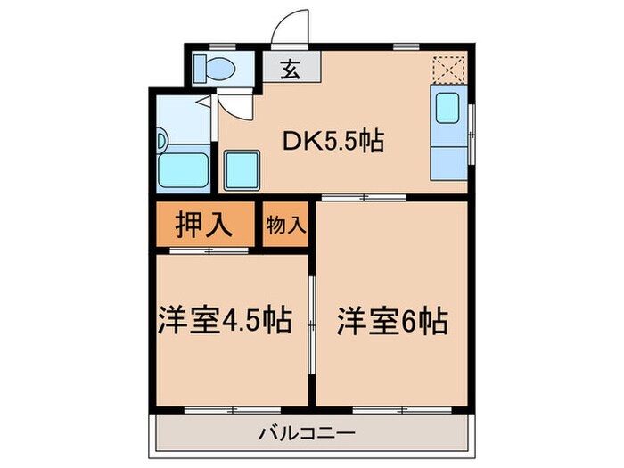 物件間取画像