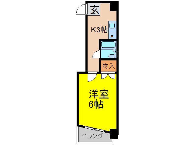 パコタ若山ビルの物件間取画像