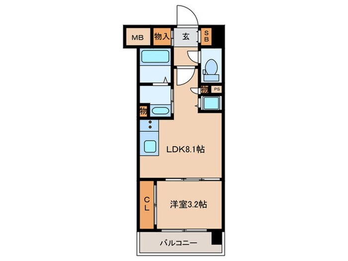 プレサンスロジェ千種内山(1204)の物件間取画像