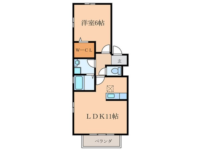 プラムビレッジの物件間取画像