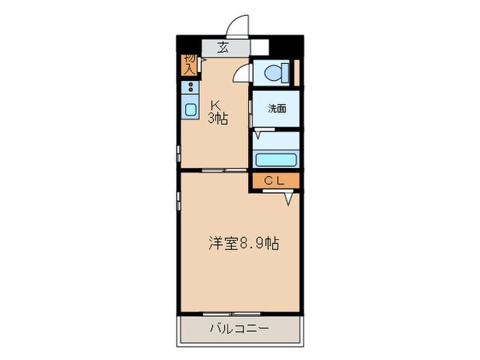 アヴァンセナゴネの物件間取画像