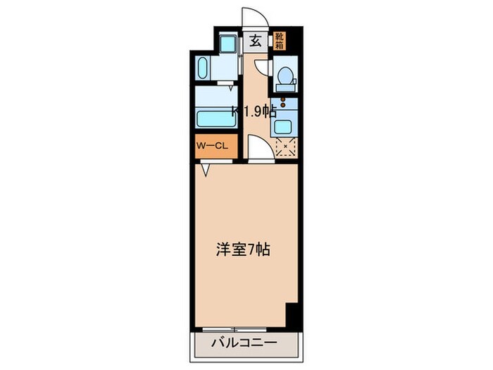 プレイズシード車道アベニューの物件間取画像