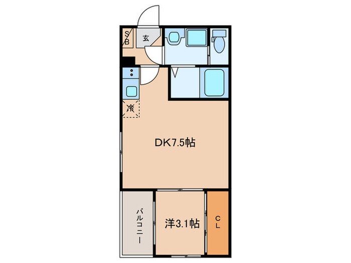 エールフェルト庄内通の物件間取画像