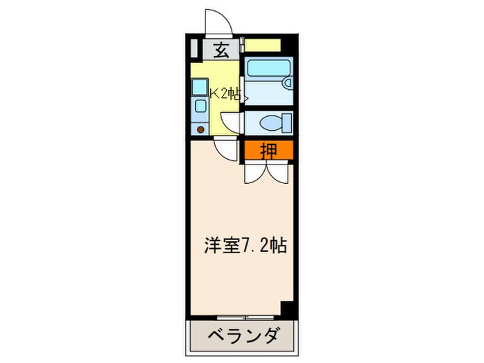 アリゼエンヌの物件間取画像