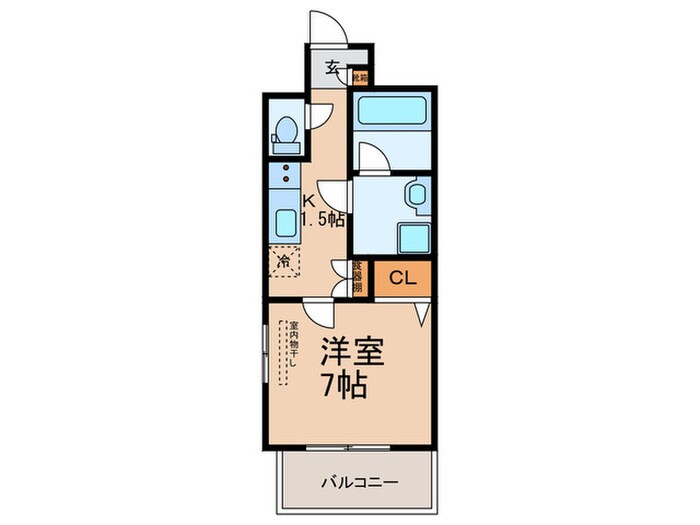 アクアコート大曽根の物件間取画像