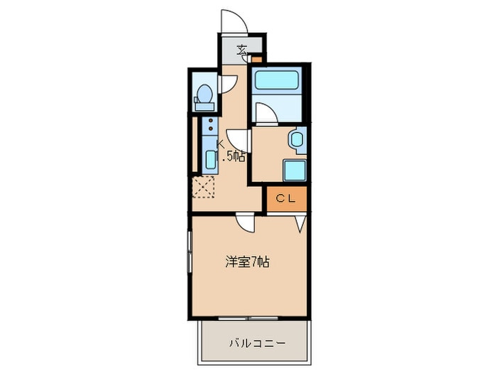 アクアコート大曽根の物件間取画像