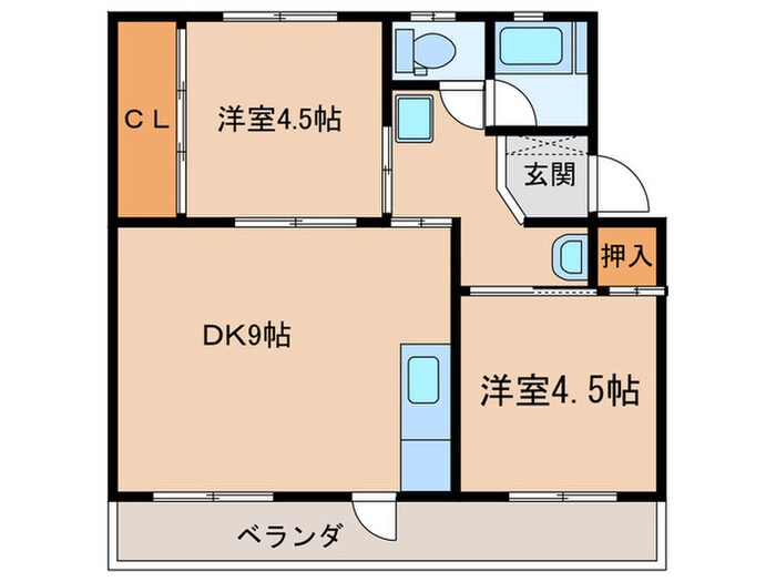 二村ビルの物件間取画像