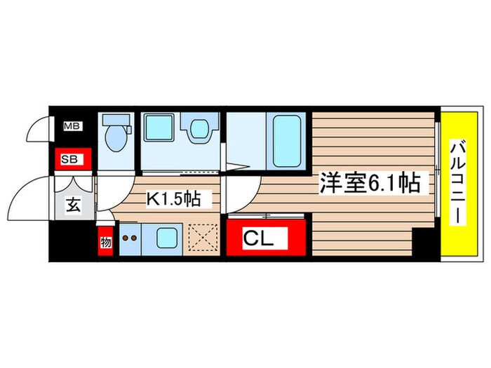 サーティスリー上前津の物件間取画像