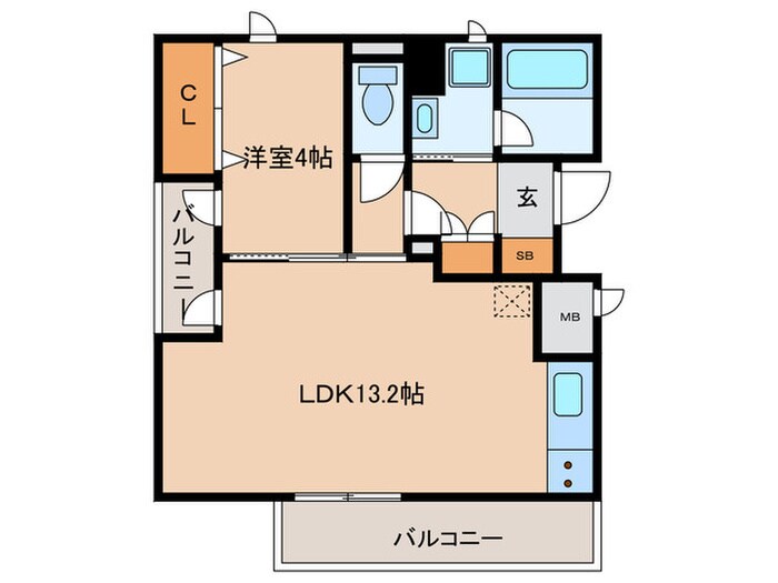 ドルフィンコートIKESHITAの物件間取画像