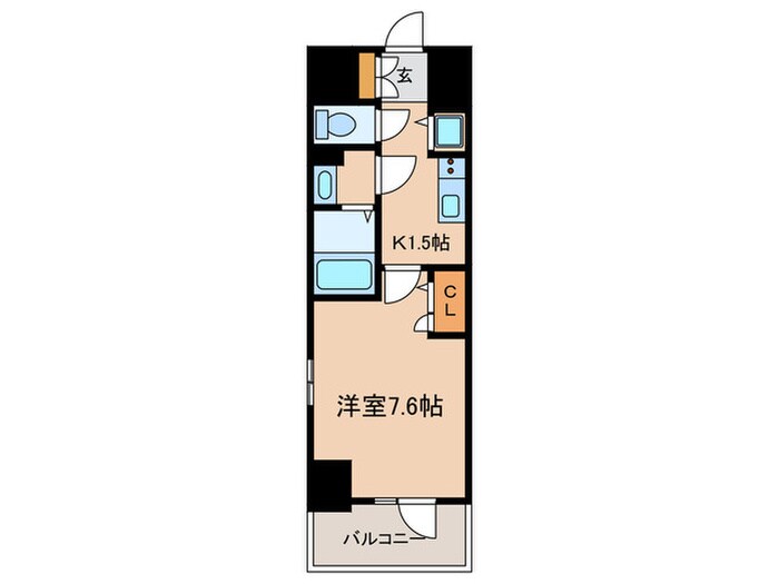 エスリード大須プレシア(1001)の物件間取画像