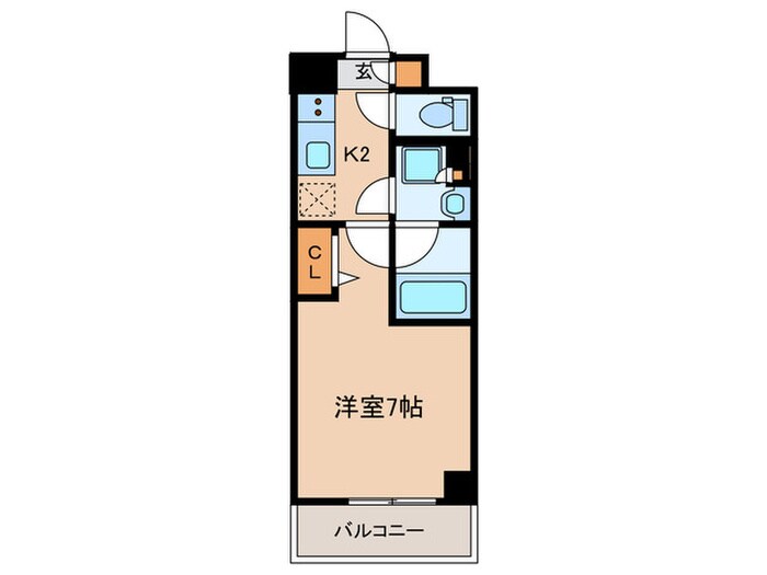 仮）ルネフラッツ黒川Ⅱの物件間取画像