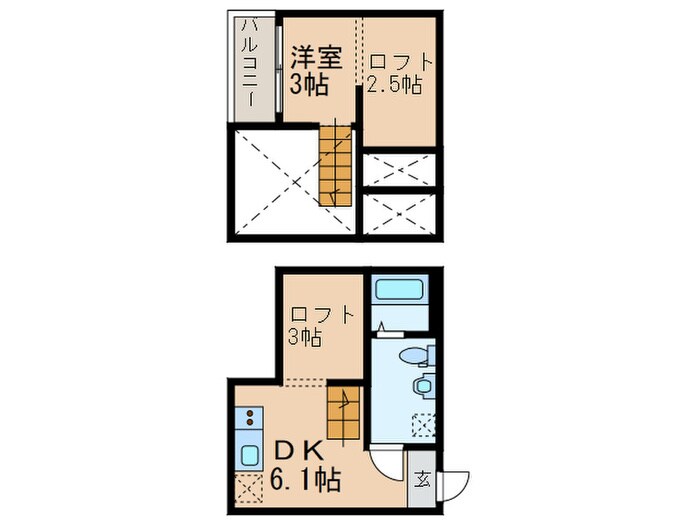 セジョリシュシュの物件間取画像