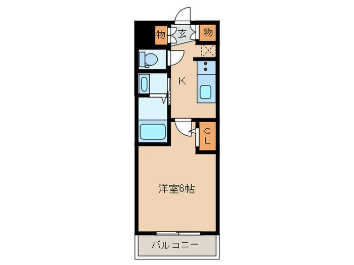 ｴｽﾃﾑｺｰﾄ名古屋黒川ｼｬﾙﾏﾝの物件間取画像