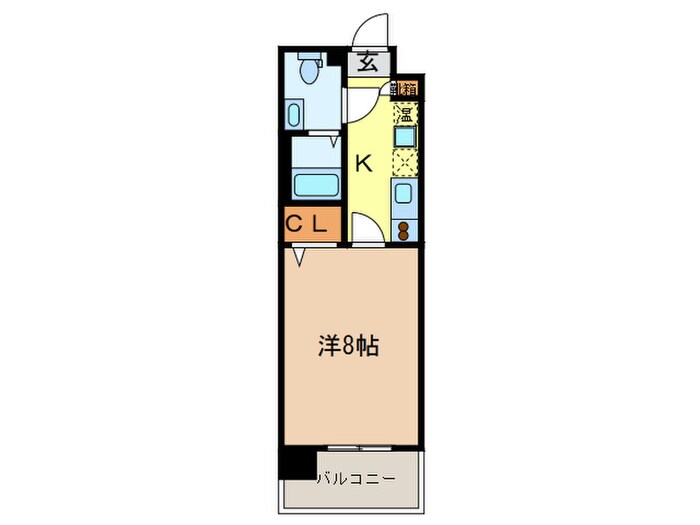 プレサンスmiu新栄(703)の物件間取画像