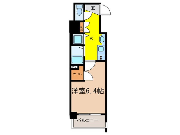 ﾌﾟﾚｻﾝｽ泉ｾﾝﾄﾏｰｸ(701)の物件間取画像