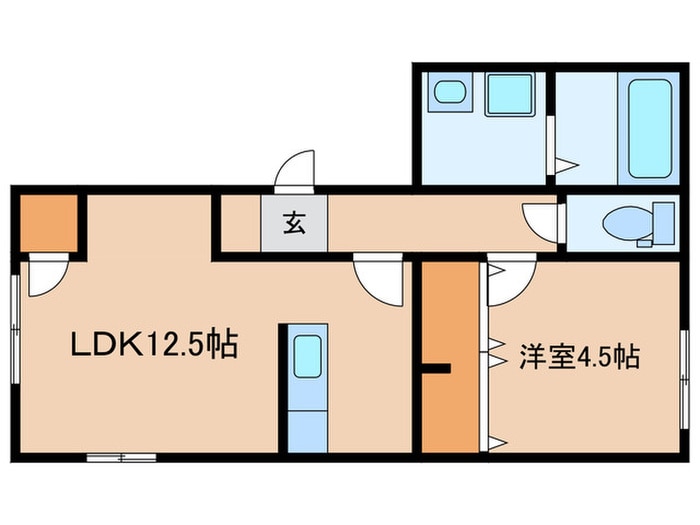 カナールＷの物件間取画像