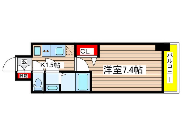 ﾌﾟﾚｻﾝｽ久屋大通公園ｴｱﾘｰ（1103）の物件間取画像