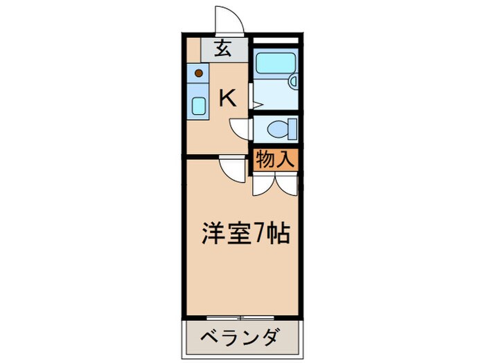 メゾン・ド・パラディの物件間取画像