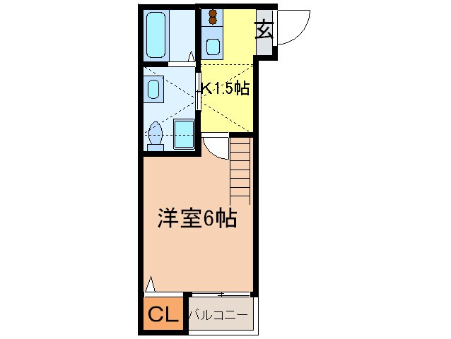 アモ－レ笠取の物件間取画像