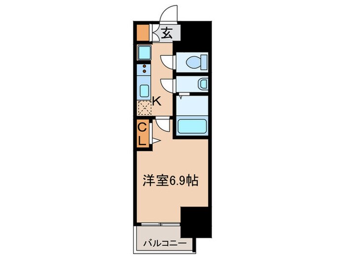 ﾌｧｽﾃｰﾄ名古屋駅前ﾄﾞﾘｰﾑ(406)の物件間取画像