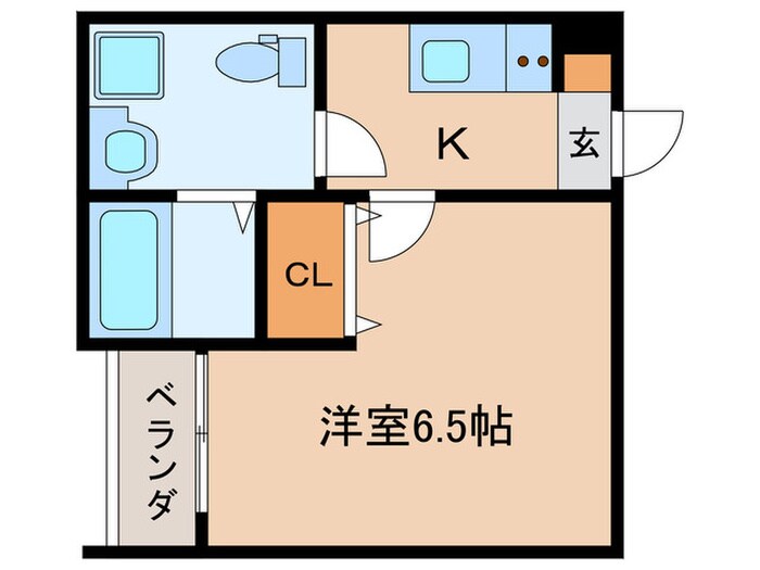 メイクスR高畑の物件間取画像