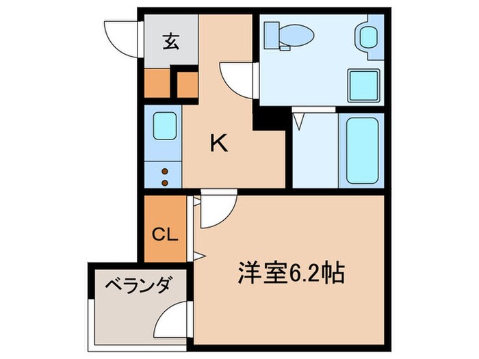 メイクスR高畑の物件間取画像