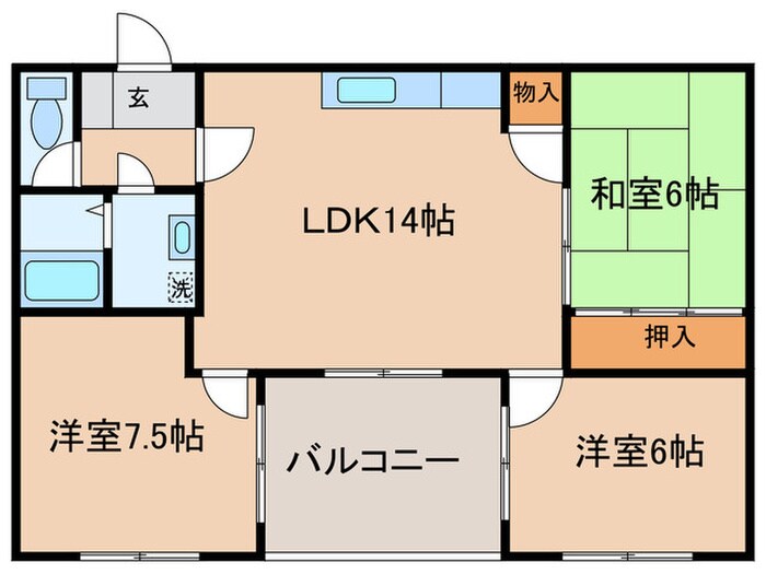 カ－サ　ジオの物件間取画像