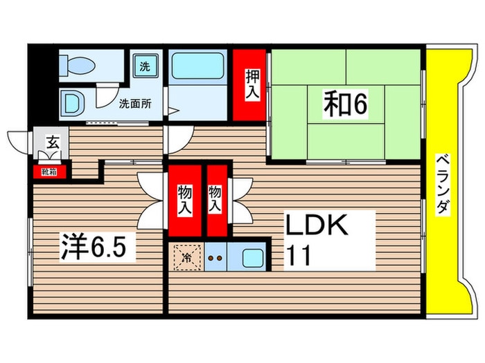 エクセル石仏の物件間取画像