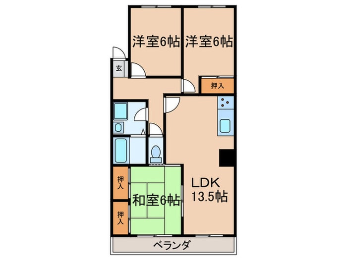 望が丘ビルの物件間取画像